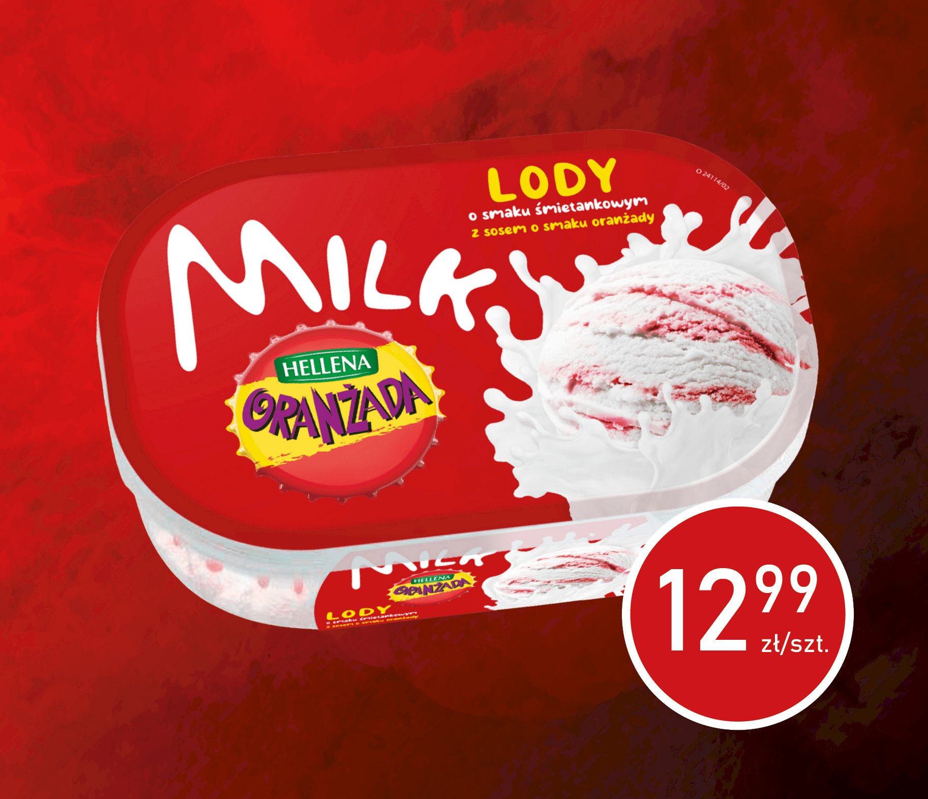 Colian Lody oranżada milk family 0,9L