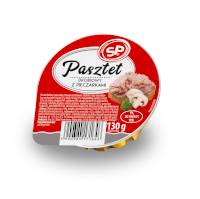 Pasztet drobiowy z pieczarkami 